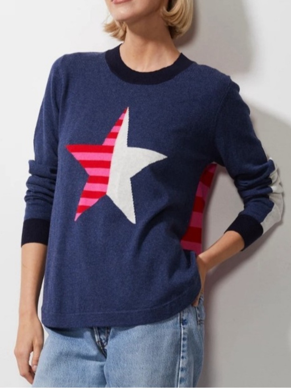 Zaket & Plover Stripey Stardom Sweater Size Small